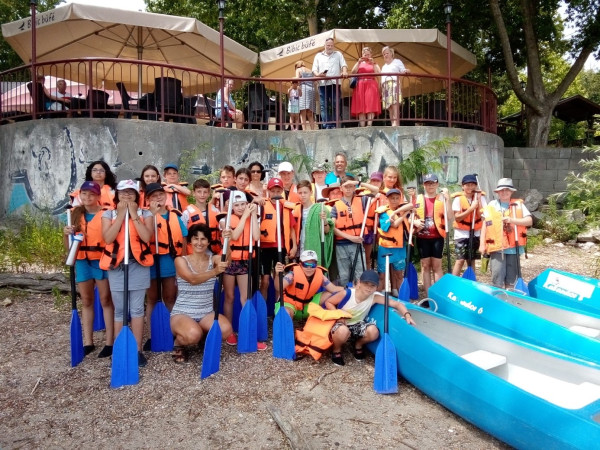 Az 5.a osztály a Kanyarban