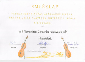 Az I. Nemzetközi Gordonkafesztiválon jártunk